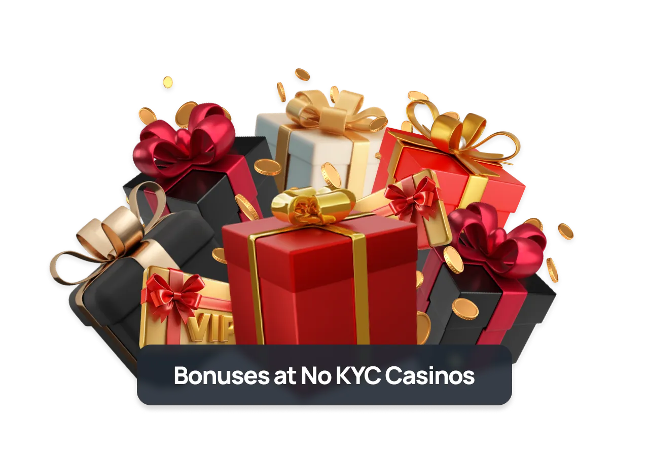 No Verification Casinos feature welcome offers, no deposit bonuses, and free spins.